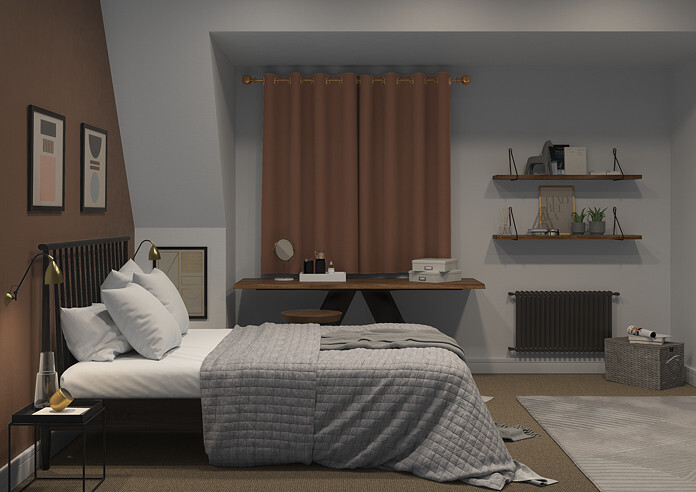 Faux Suede, Mocha - Made to Measure Curtains - Image 7